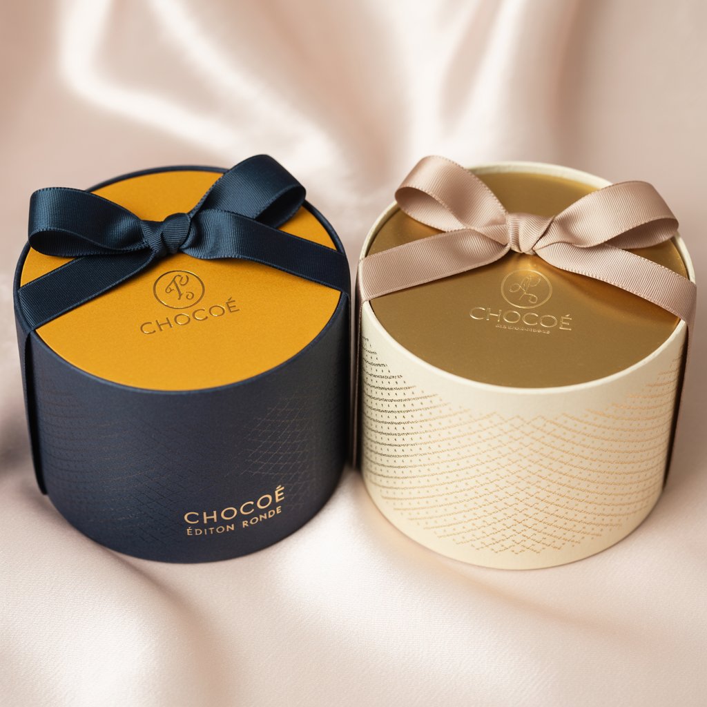 Chocoé Rondeur – Yuvarlak Özel Seçim Çikolata Kutusu 650g